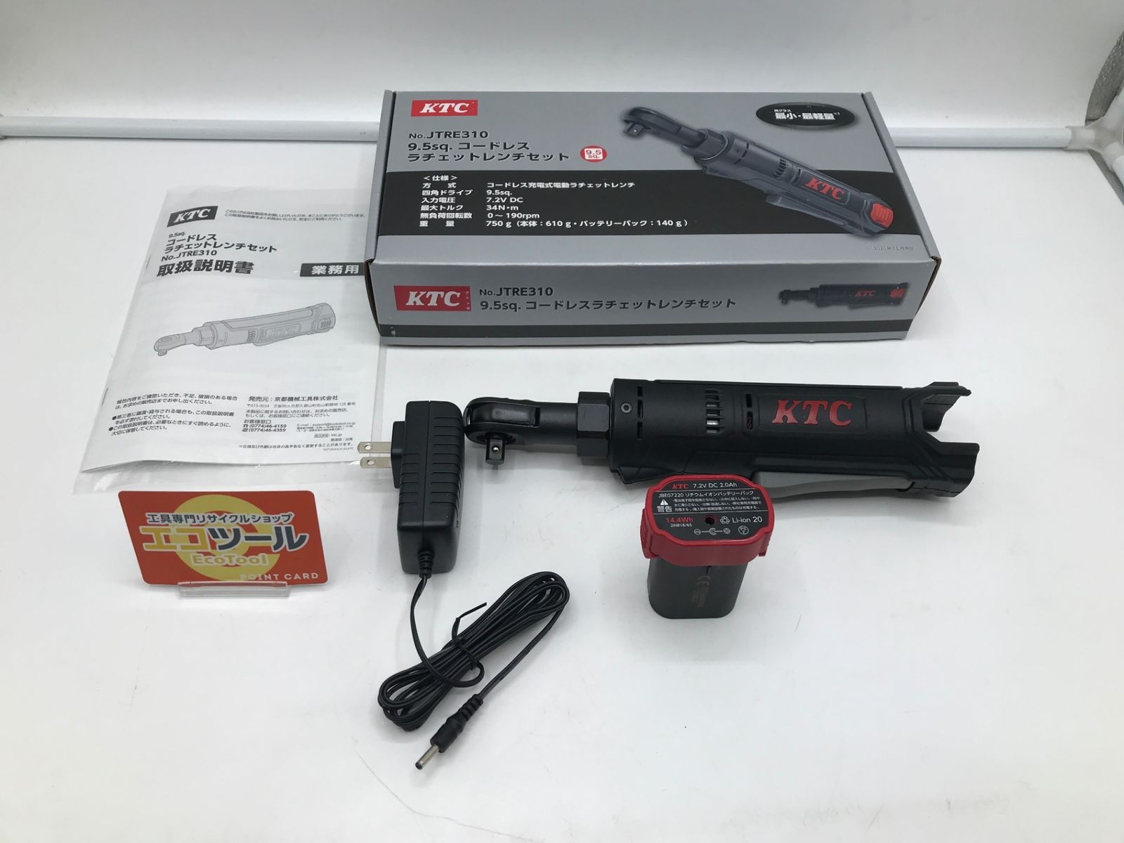 未使用】KTC 京都機械工具 JTRE310 ☆KTC/京都機械工具 9.5sq 