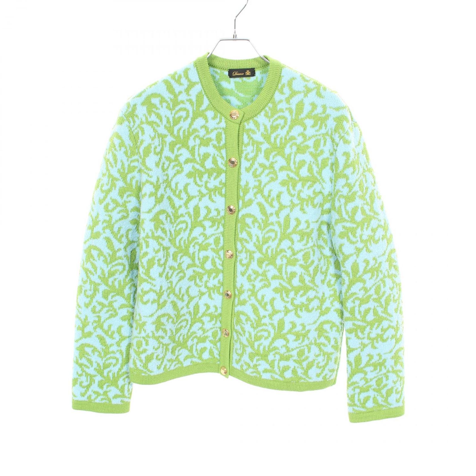 Drawer ドゥロワー フラワージャガード カーディガン - メルカリ