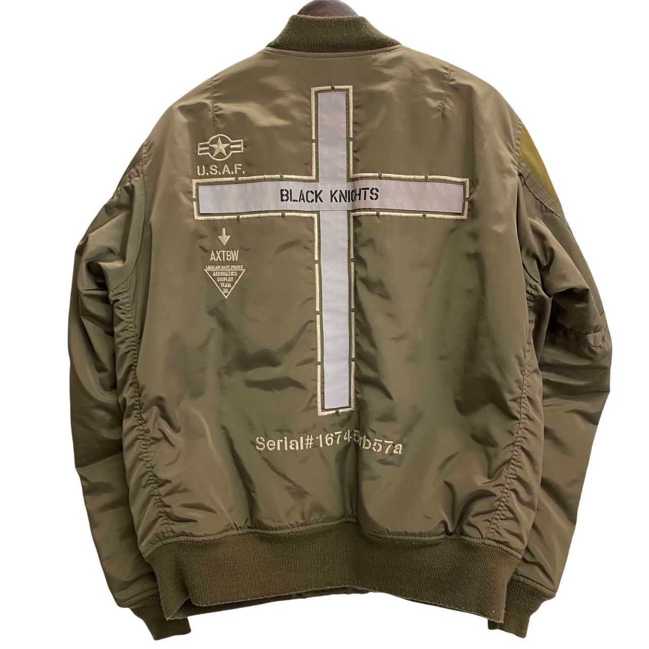 アヴィレックス AVIREX MA-1 BLACK KNIGHTS フライトジャケット