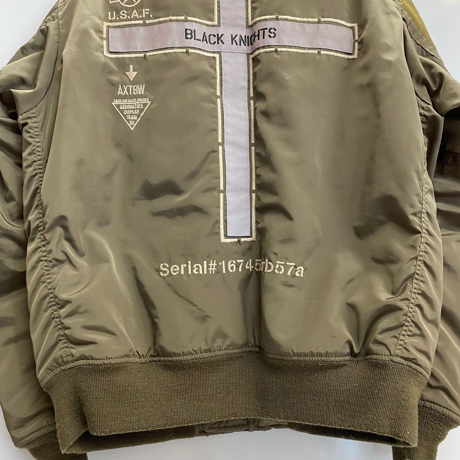 アヴィレックス AVIREX MA-1 BLACK KNIGHTS フライトジャケット
