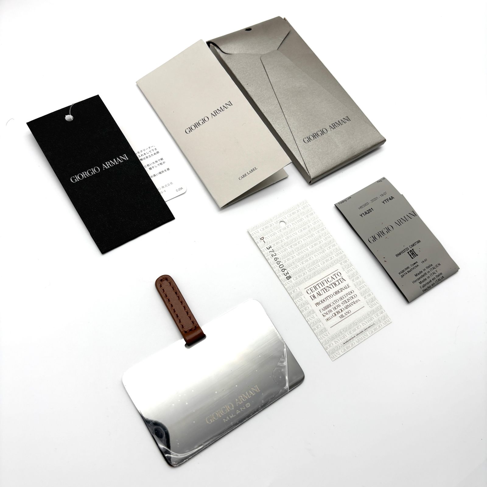 未使用に近い・現行 GIORGIO ARMANI ジョルジオアルマーニ 2way ラ