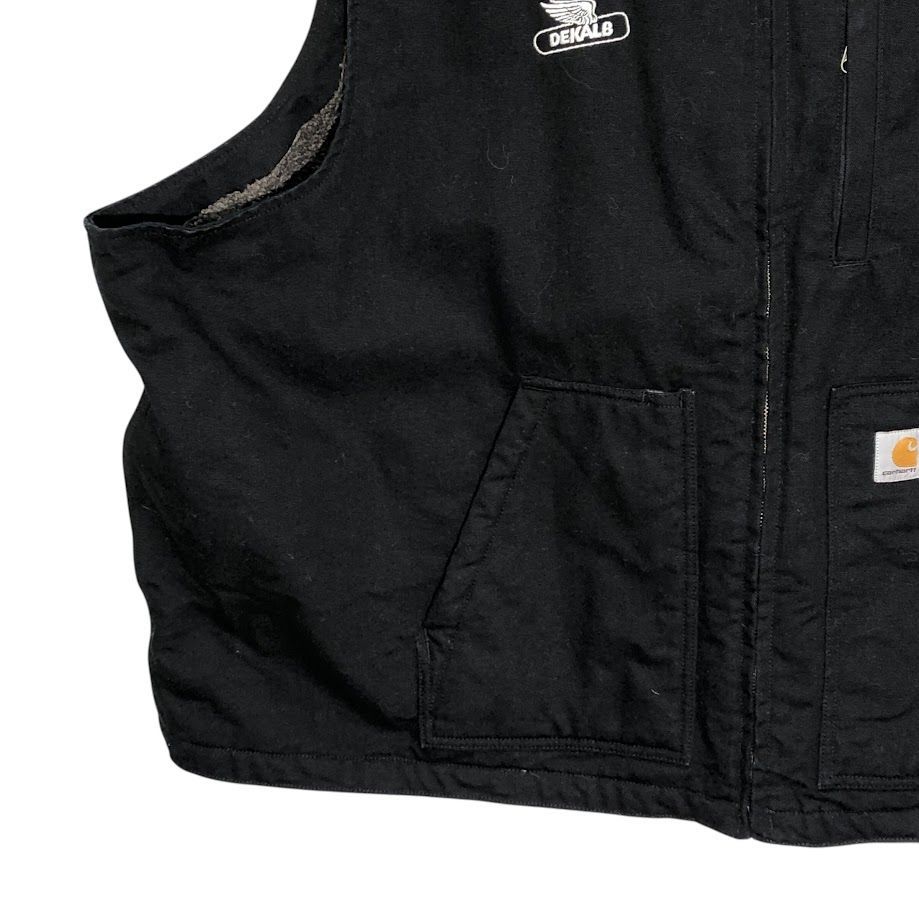 Carhartt LOOSE FIT カーハート 企業ロゴ刺繡 ダックベスト ワーク