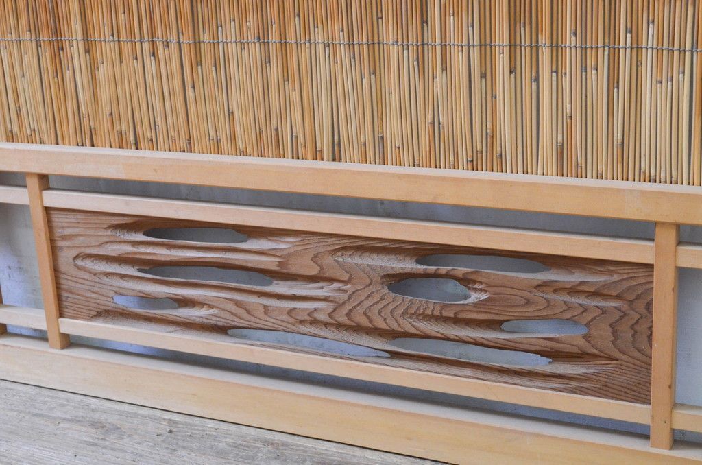 ▽現状販売▽ 夏戸4枚セット アンティーク建具 簾戸 御簾戸 簀戸 葭戸