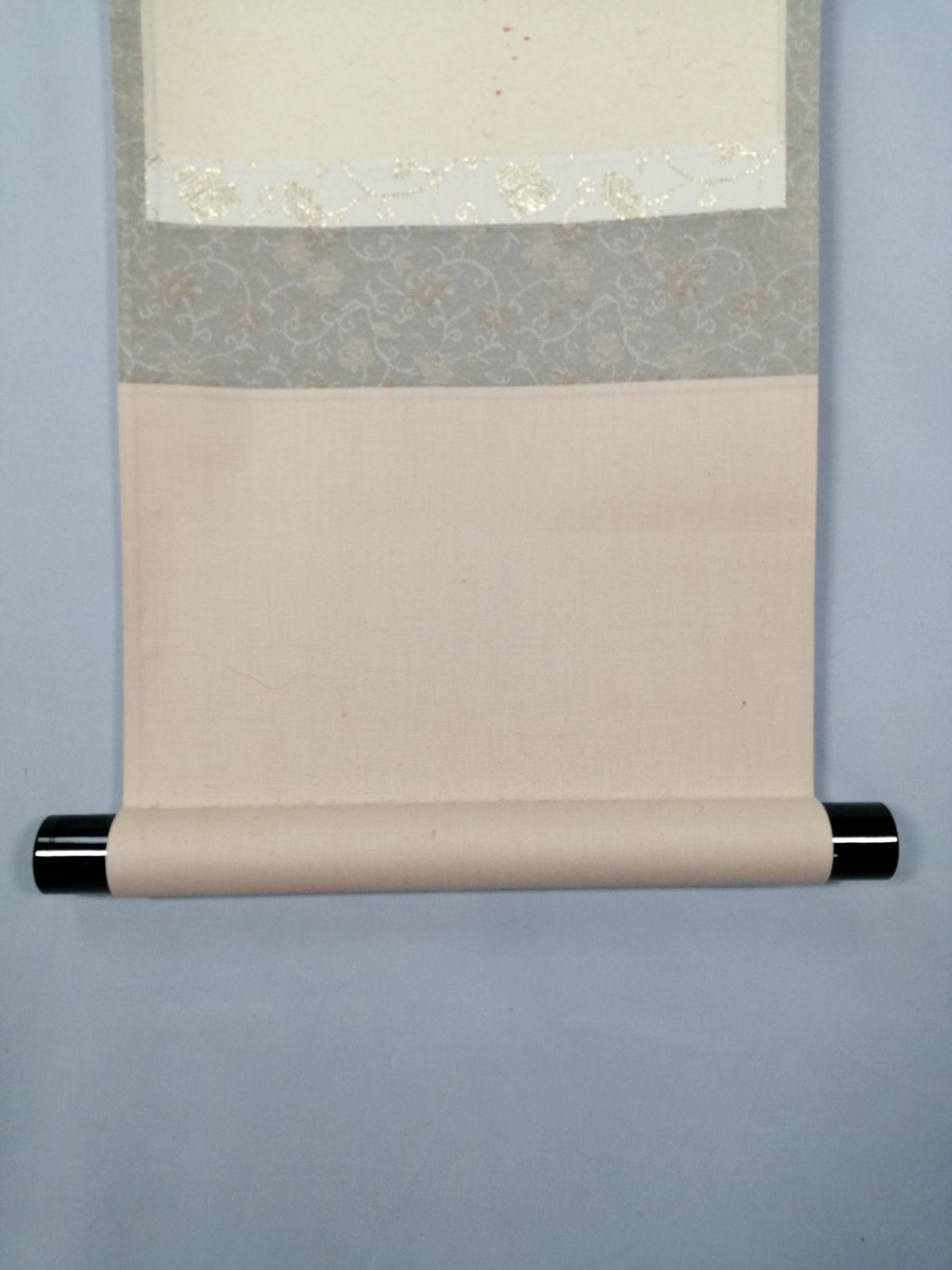 茶道具】大徳寺 橋本紹尚和尚筆 桜に篝火画賛『一様春』 茶掛 掛軸 軸