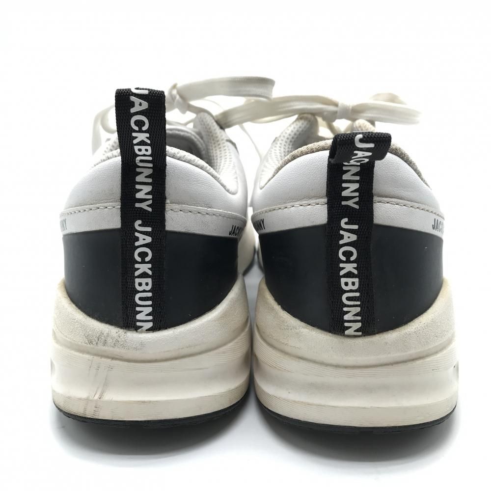 ジャックバニー ゴルフシューズ 白×黒 262-3992202 スパイクレス