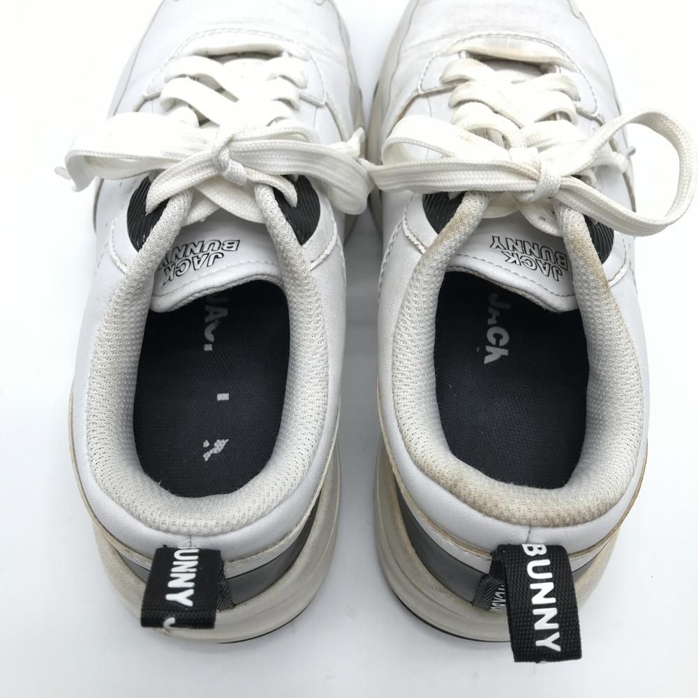 ジャックバニー ゴルフシューズ 白×黒 262-3992202 スパイクレス