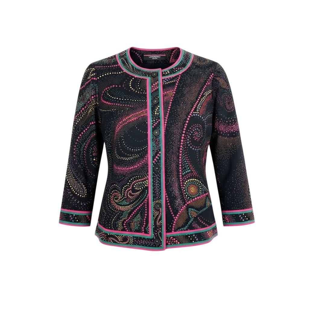 35a30 【美品】LEONARD レオナール 長袖カーディガン トップス