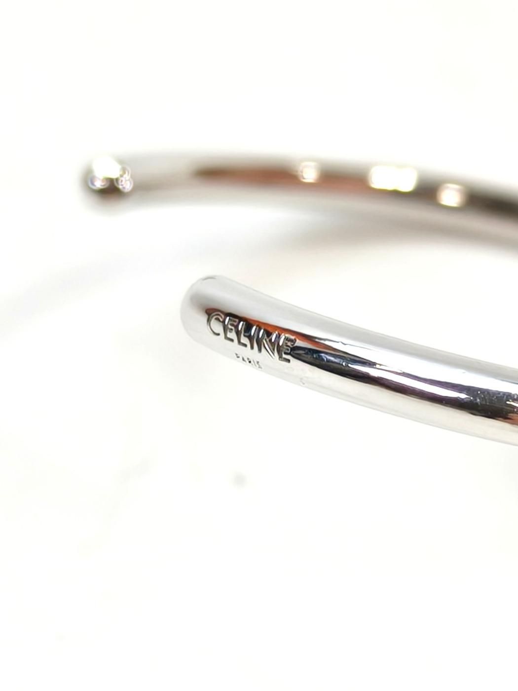 Celine セリーヌ ノット エクストラシン ブレスレット シルバー 管理