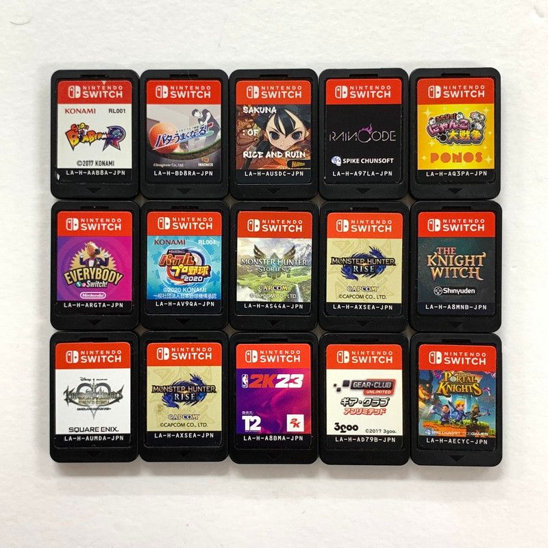 中古品】 Nintendo Switch ニンテンドー スイッチ ソフト 15個 まとめ