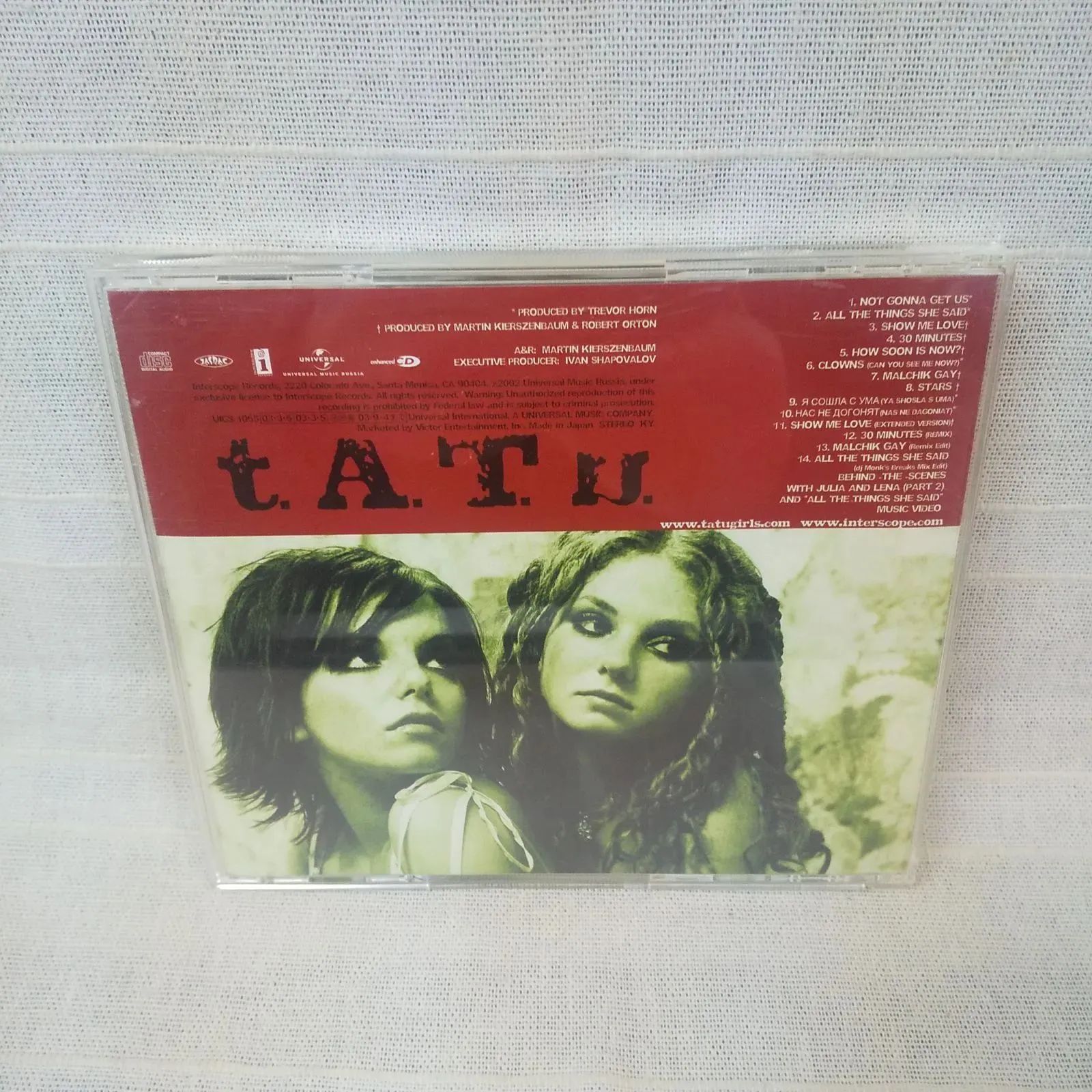 35-02475 200KM/H IN THE WRONG LANE t.A.T.u. レンタル落ち 中古 CD