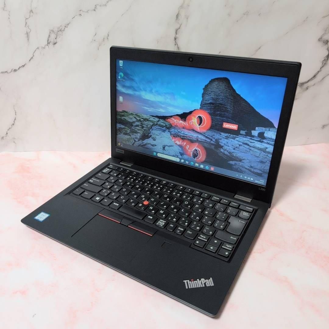 最新Win11/ThinkPad L390/第8世代i5/8GB/SSD256G Office付き 即納