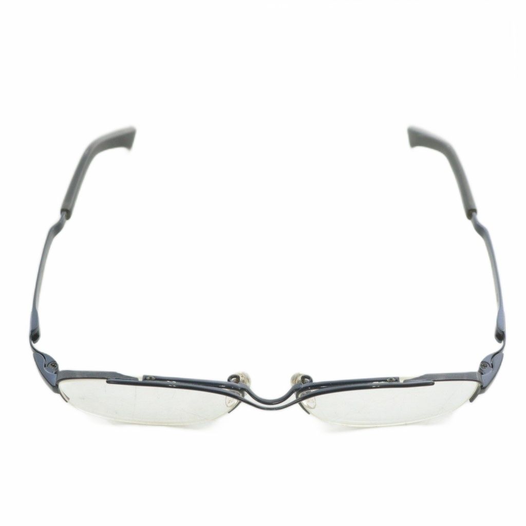 フォーナインズ 999.9 眼鏡 メガネ 度あり チタンフレーム ハーフリム