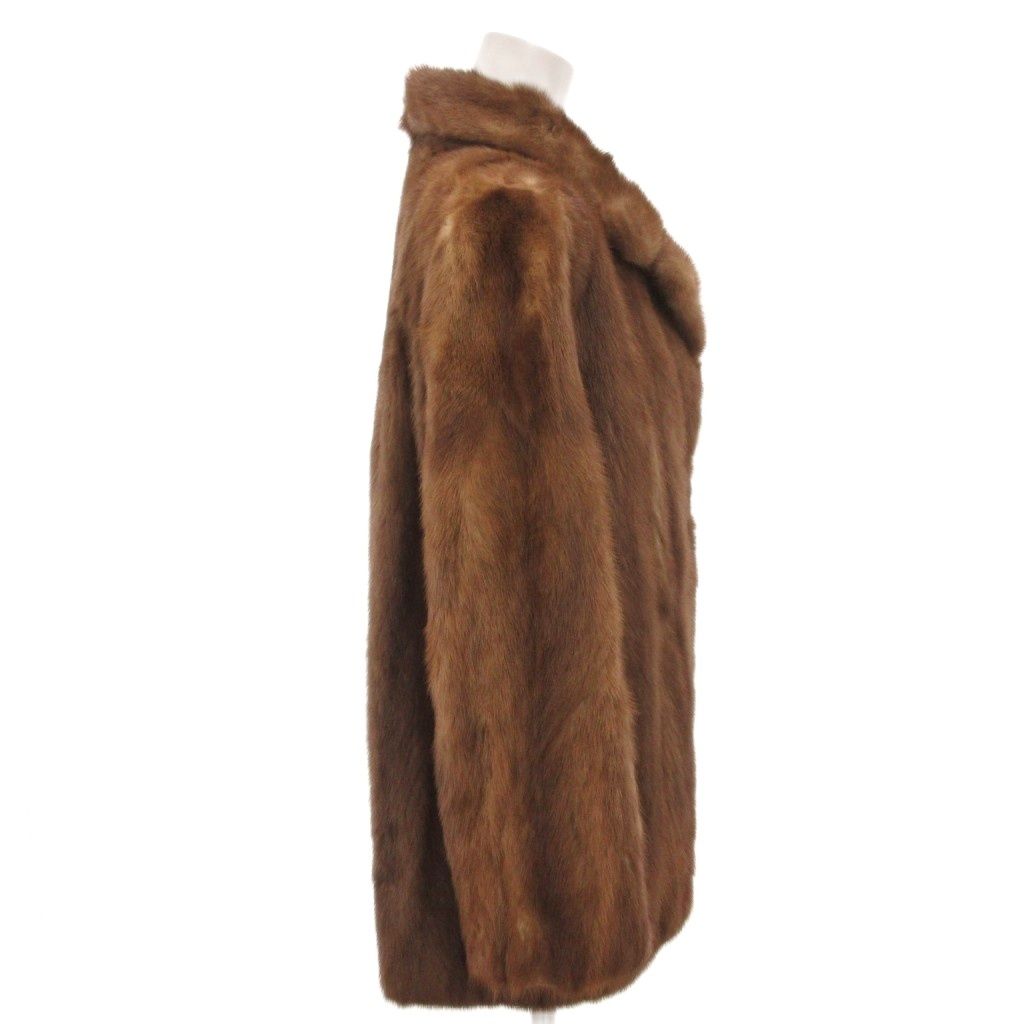 ノーブランド ミンクファーコート ジャケット 毛皮 ハーフ ショート 11
