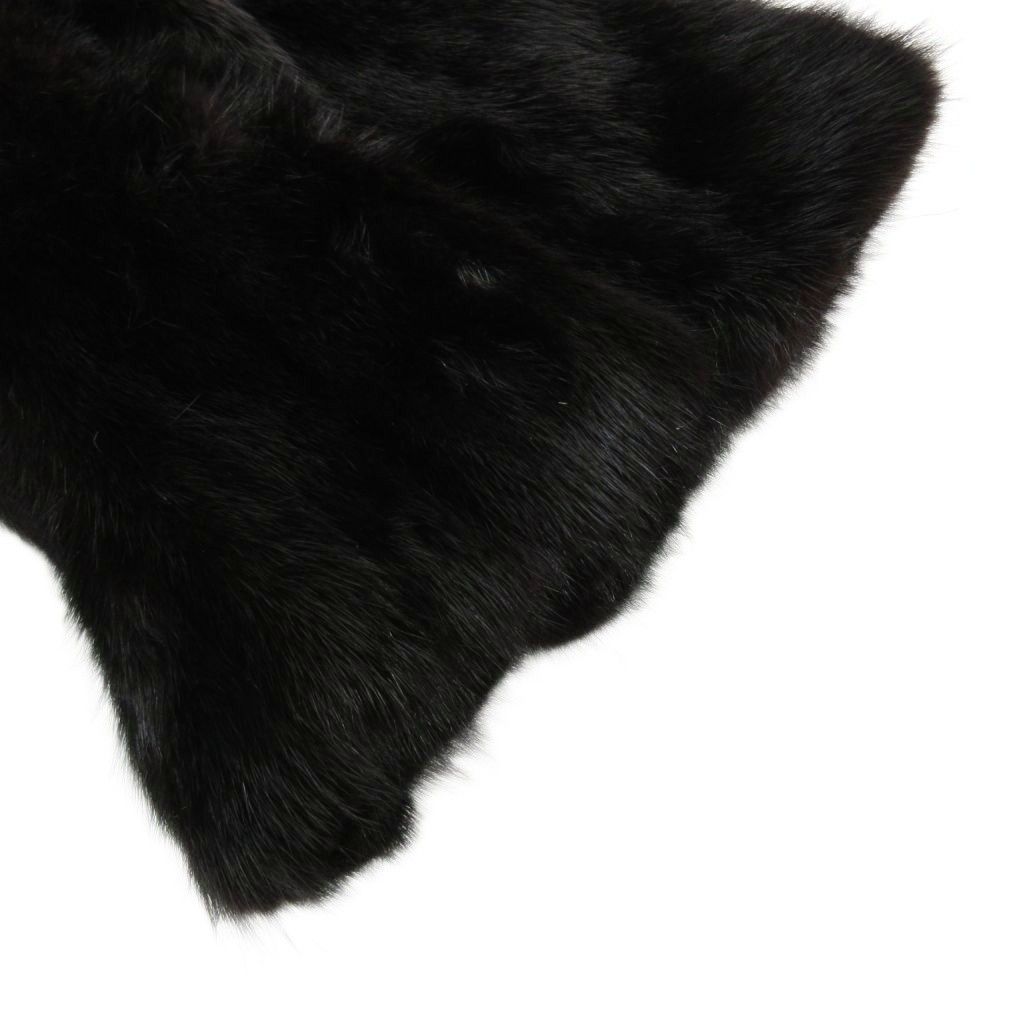 エンバ EMBA ダークミンク ファー ロング コート 毛皮 11 茶 ブラウン