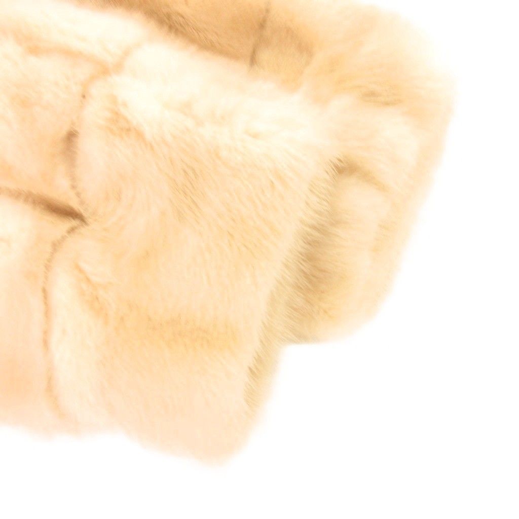 サガミンク SAGA MINK 金サガ ファーコート ミンク 毛皮 ミドル丈 黄