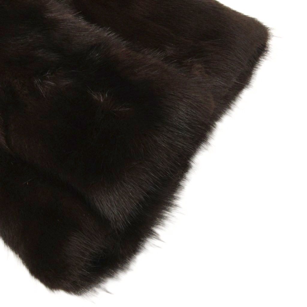 Moon Bat ムーンバット ファーコート ミンク 毛皮 11 茶 ブラウン /JS