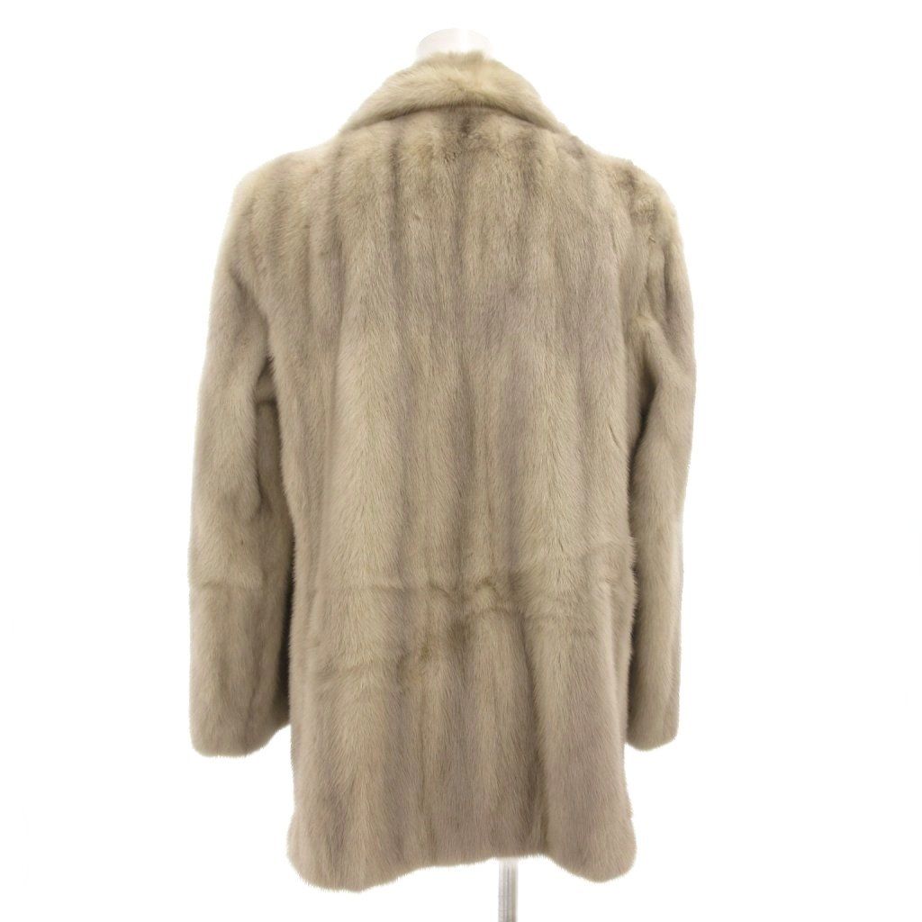 ナカムラ ファー Nakamura fur サファイアミンクファーコート 毛皮 前