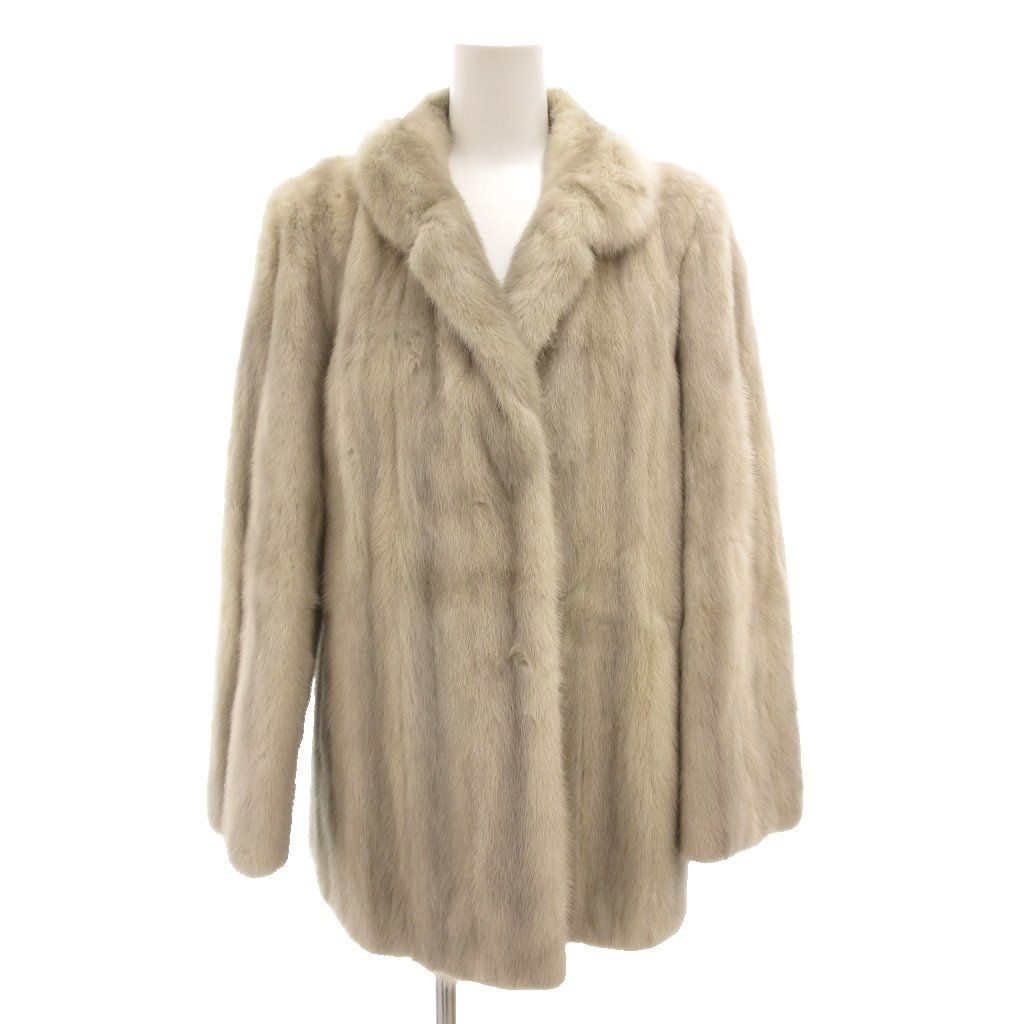 ナカムラ ファー Nakamura fur サファイアミンクファーコート 毛皮 前