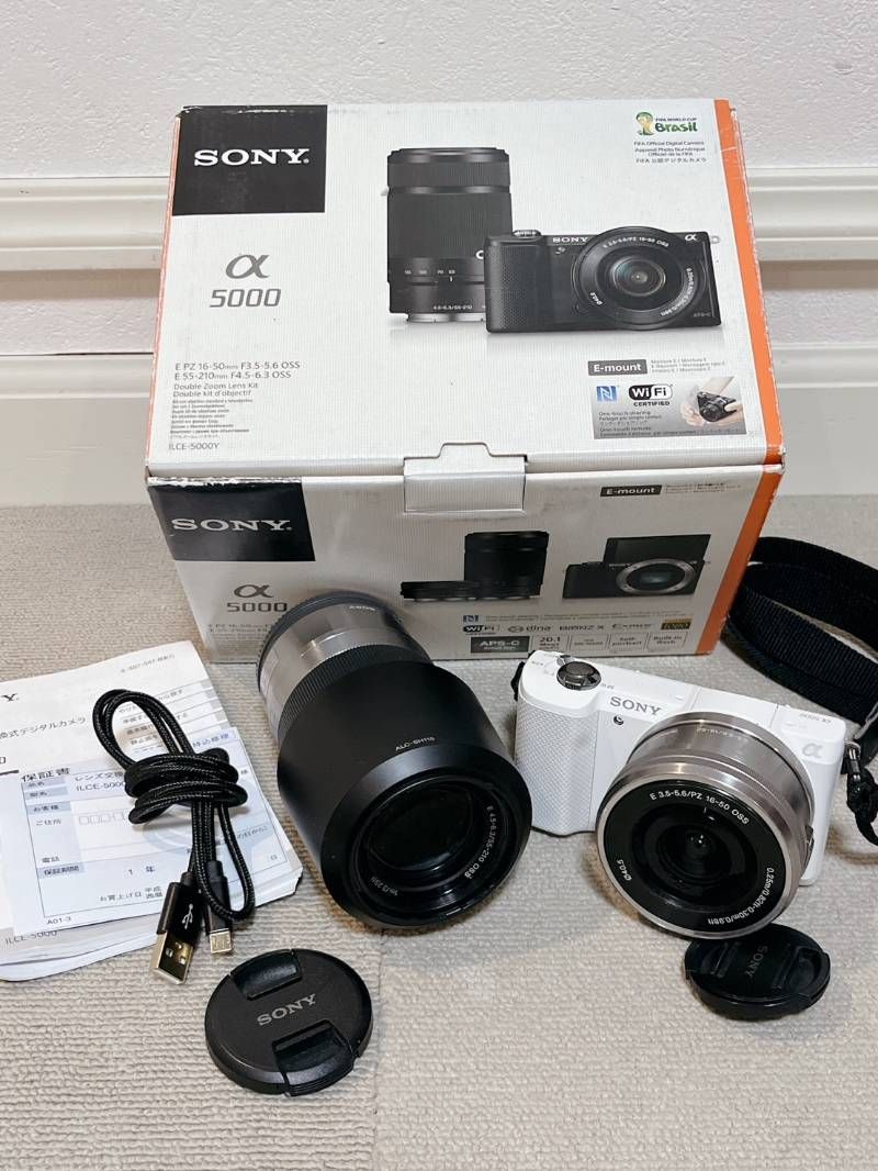 SONY α5000 ILCE-5000 ミラーレス一眼カメラ ダブルズームレンズキット