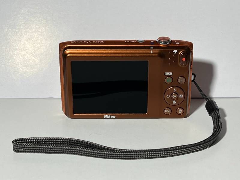 Nikon COOLPIX S3500 オレンジ ニコン デジカメ 平成カメラ - メルカリ