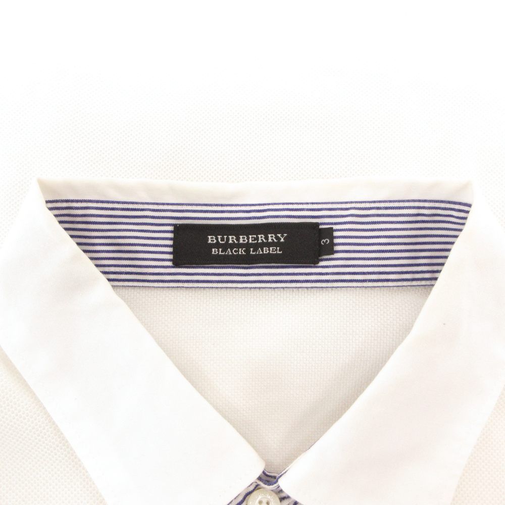 バーバリーブラックレーベル BURBERRY BLACK LABEL ポロシャツ 半袖