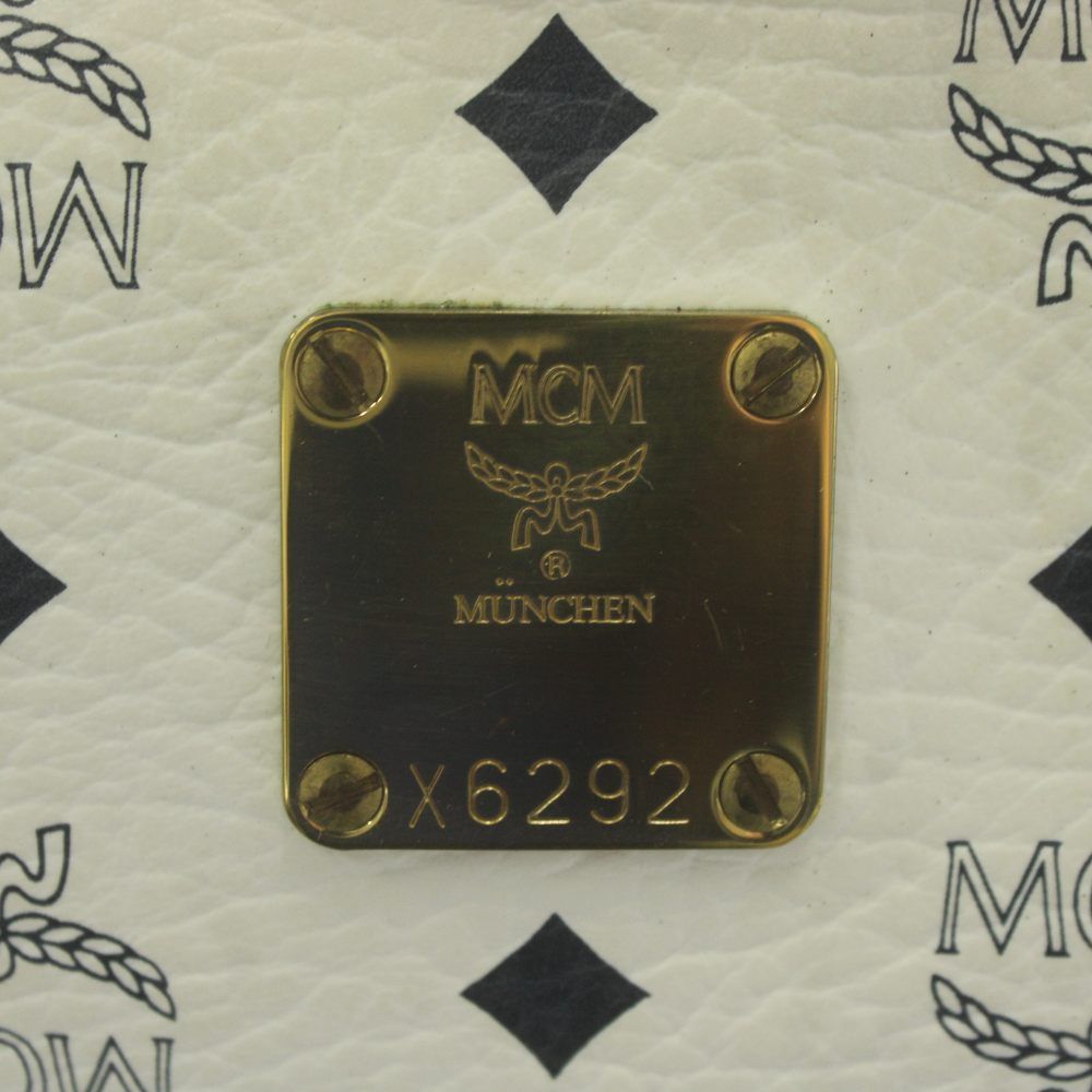 エムシーエム MCM ショルダーバッグ レザー ヴィセトス柄 総柄 ロゴ