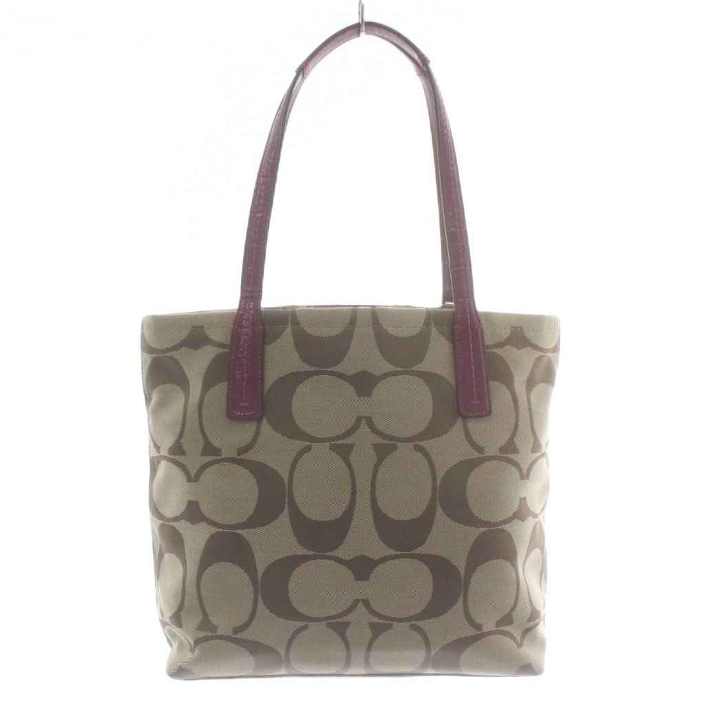 コーチ COACH トートバッグ ワンショルダー キャンバス レザー