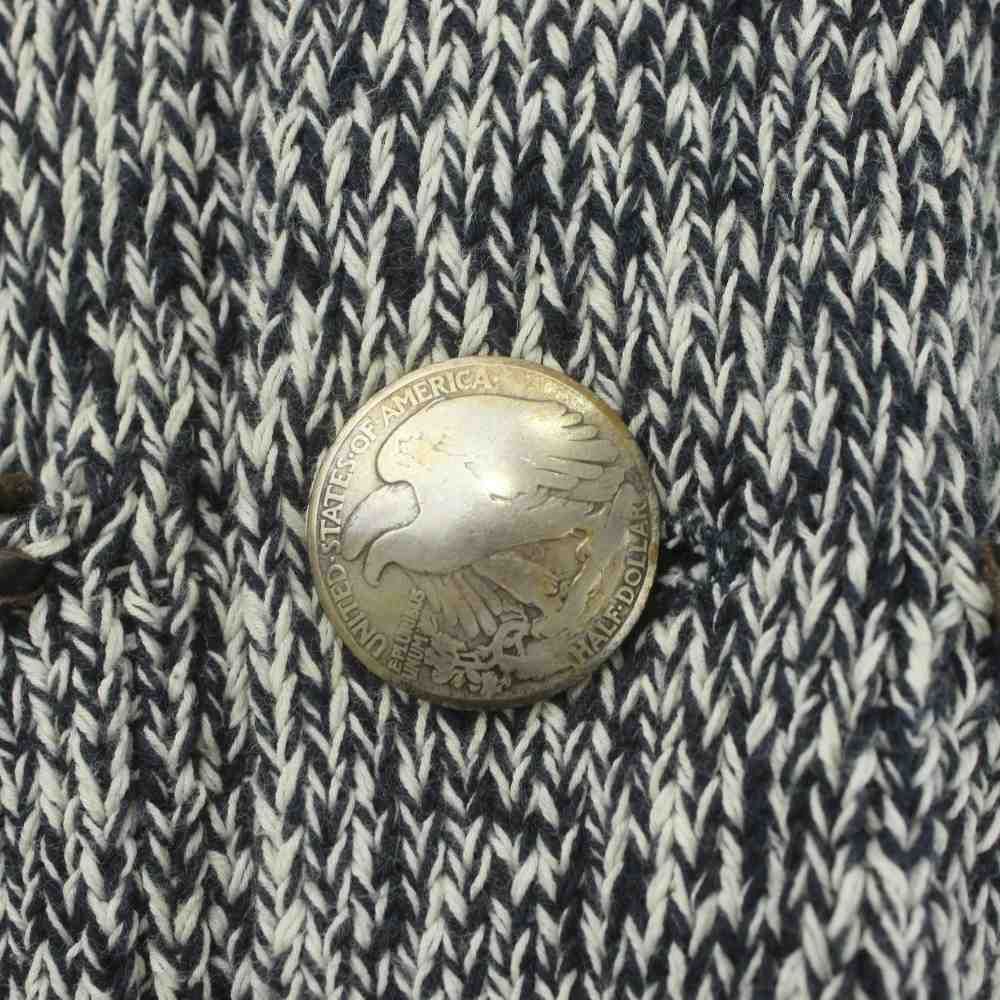 ロンハーマン Ron Herman カーディガン M ネイビー 紺色 長袖 ショール