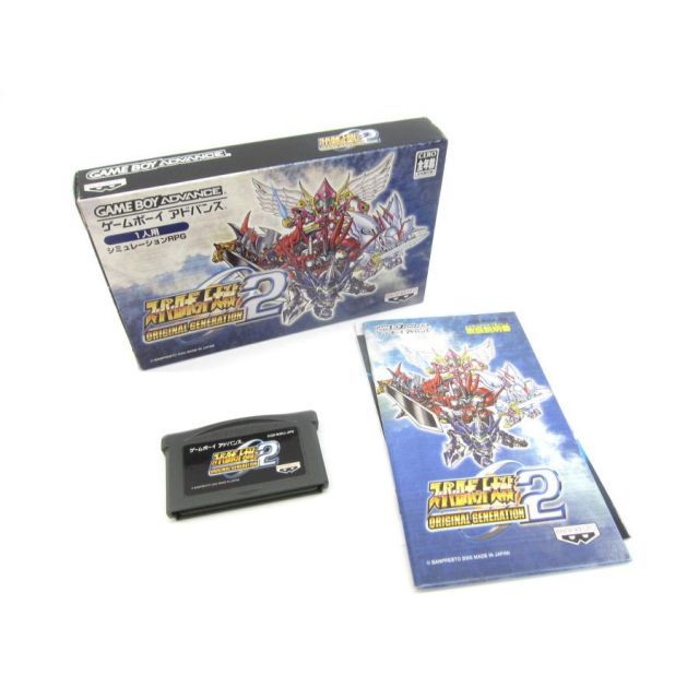 GEME BOY GBA ゲームボーイアドバンス ソフト スーパーロボット大戦ORIGINAL GENERATION2』 UR1117