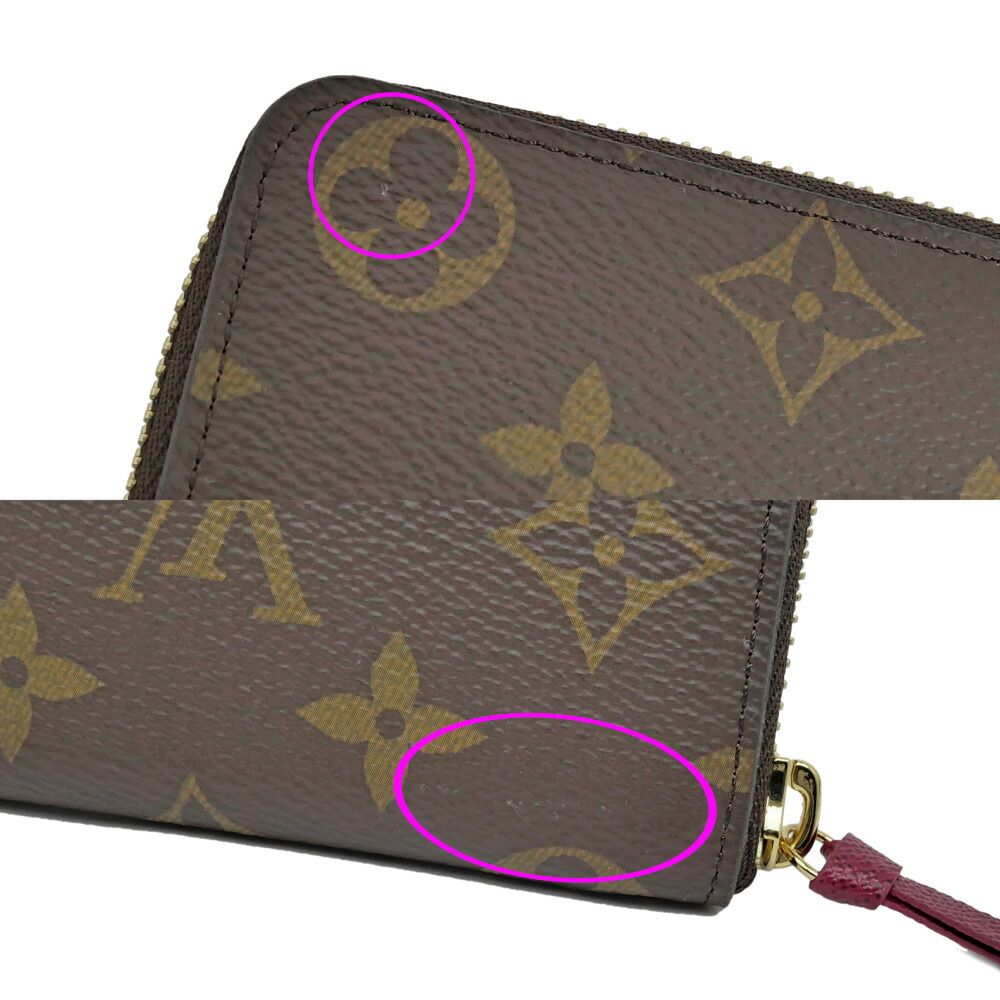 【まあ】LOUIS VUITTON ポルトフォイユ クレマンス フューシャ LOUIS VUITTON ルイヴィトン/ポルトフォイユ・クレマンス/フューシャ
