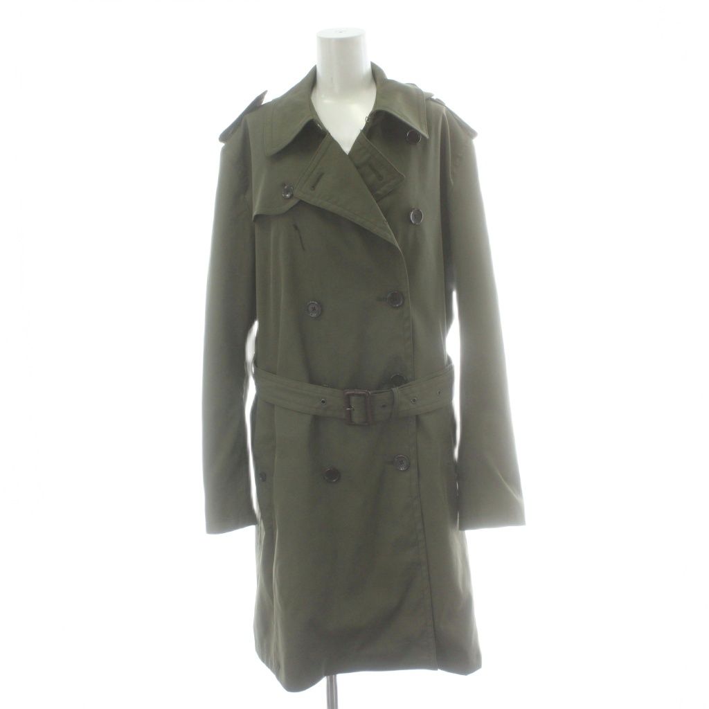 MORGAN HOMME　ダブルトレンチコート モルガンオム MORGAN HOMME トレンチコート XL カーキ 長袖 ダブル