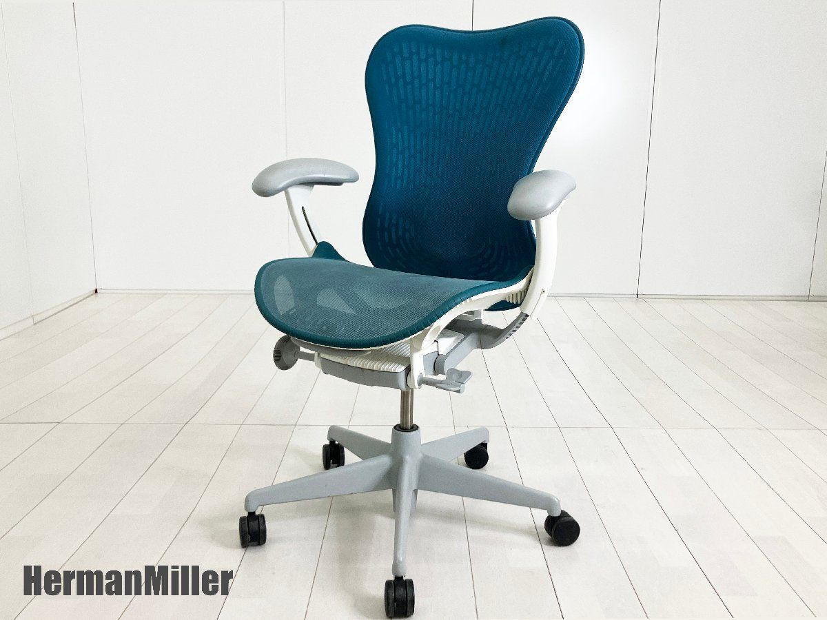 HermanMiller/ハーマンミラー□ミラ2チェア□ターコイズブルー
