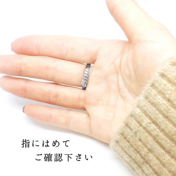 k18wg ブラックダイヤモンド リング ジュエリー 宝石 黒 クロス 指輪 