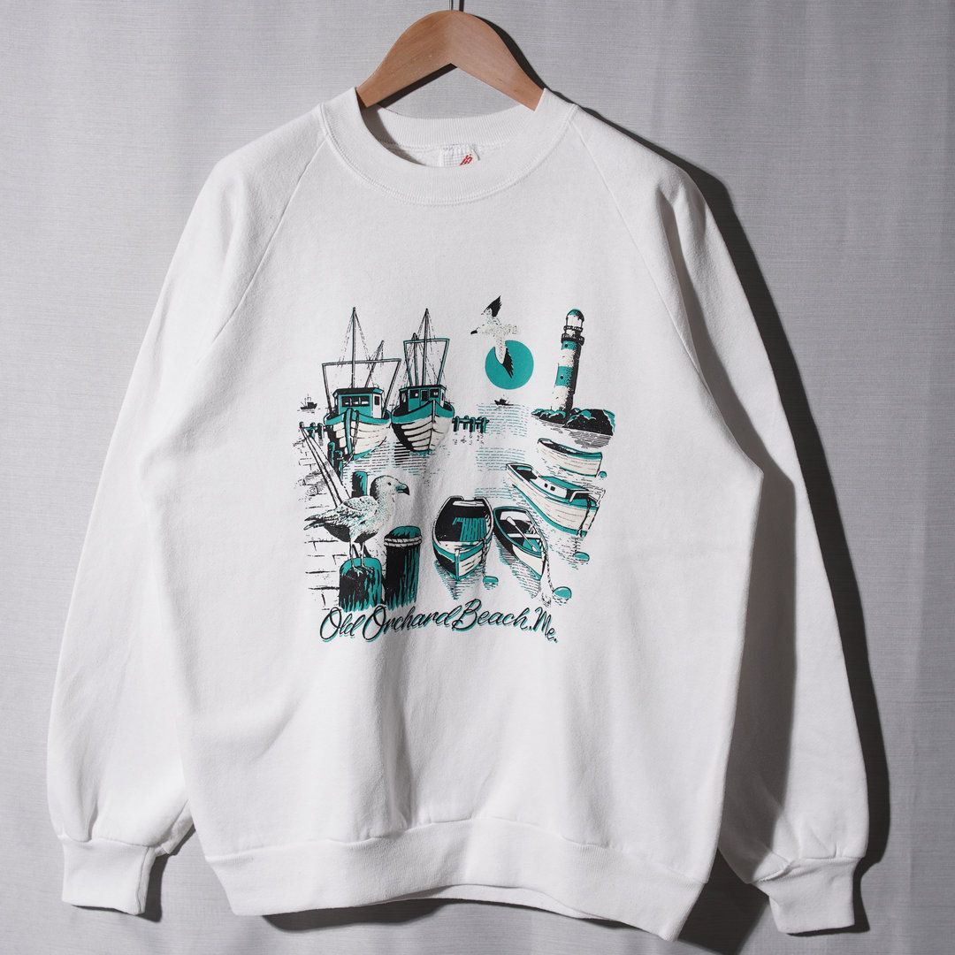 90s USA製 ジャージーズ JERZEES スウェット L ホワイト ストリート