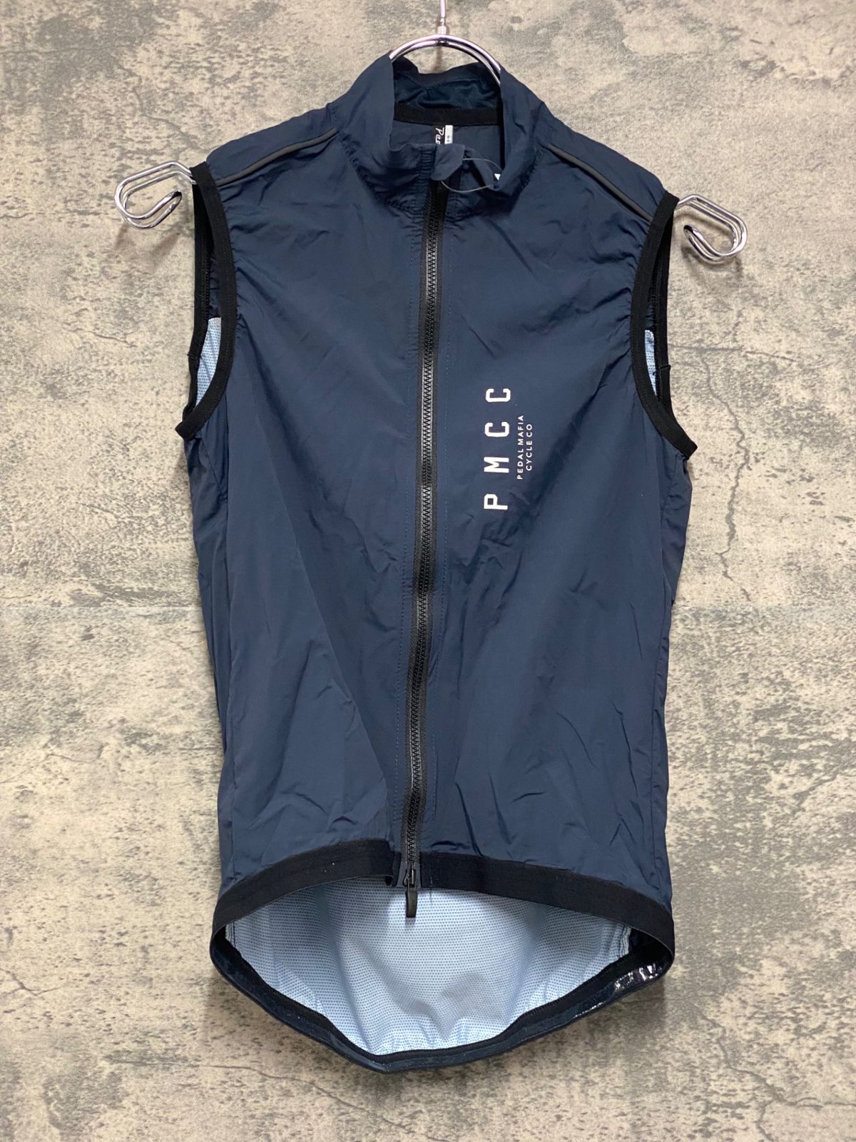 JV178 ペダルマフィア Pedal Mafia PMCC ジレ サイクルベスト 濃紺 2XS