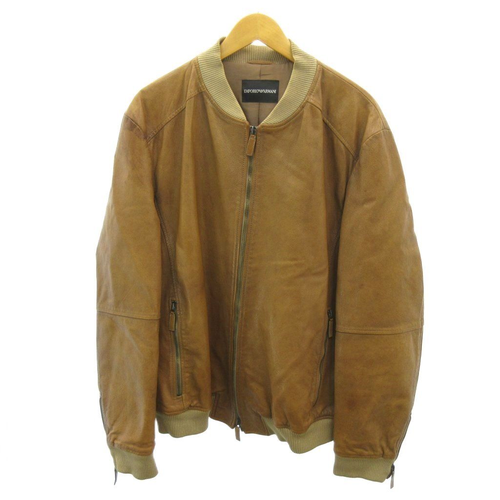 エンポリオアルマーニ EMPORIO ARMANI レザージャケット ブルゾン