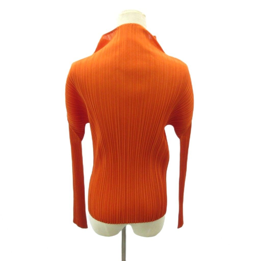 ★PLEATS PLEASE プリーツハイネック長袖★イッセイミヤケ　サイズ3★ プリーツプリーズ PLEATS PLEASE イッセイミヤケ 美品 カットソー