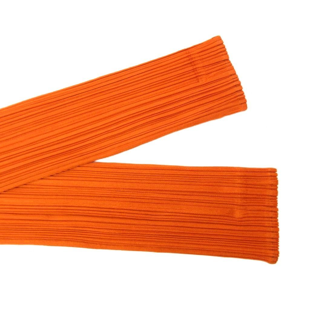 【美品】PLEATS PLEASE プリーツプリーズ　カットソー　長袖　オレンジ プリーツプリーズ PLEATS PLEASE イッセイミヤケ 美品 カットソー