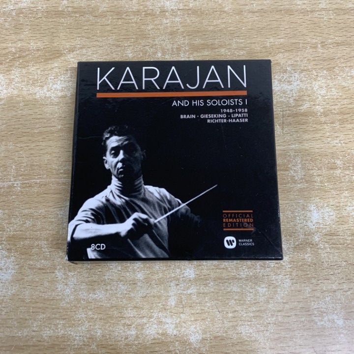栄光のカラヤン大全集 CD 新品セット キャビネット付き デッキ440 栄光