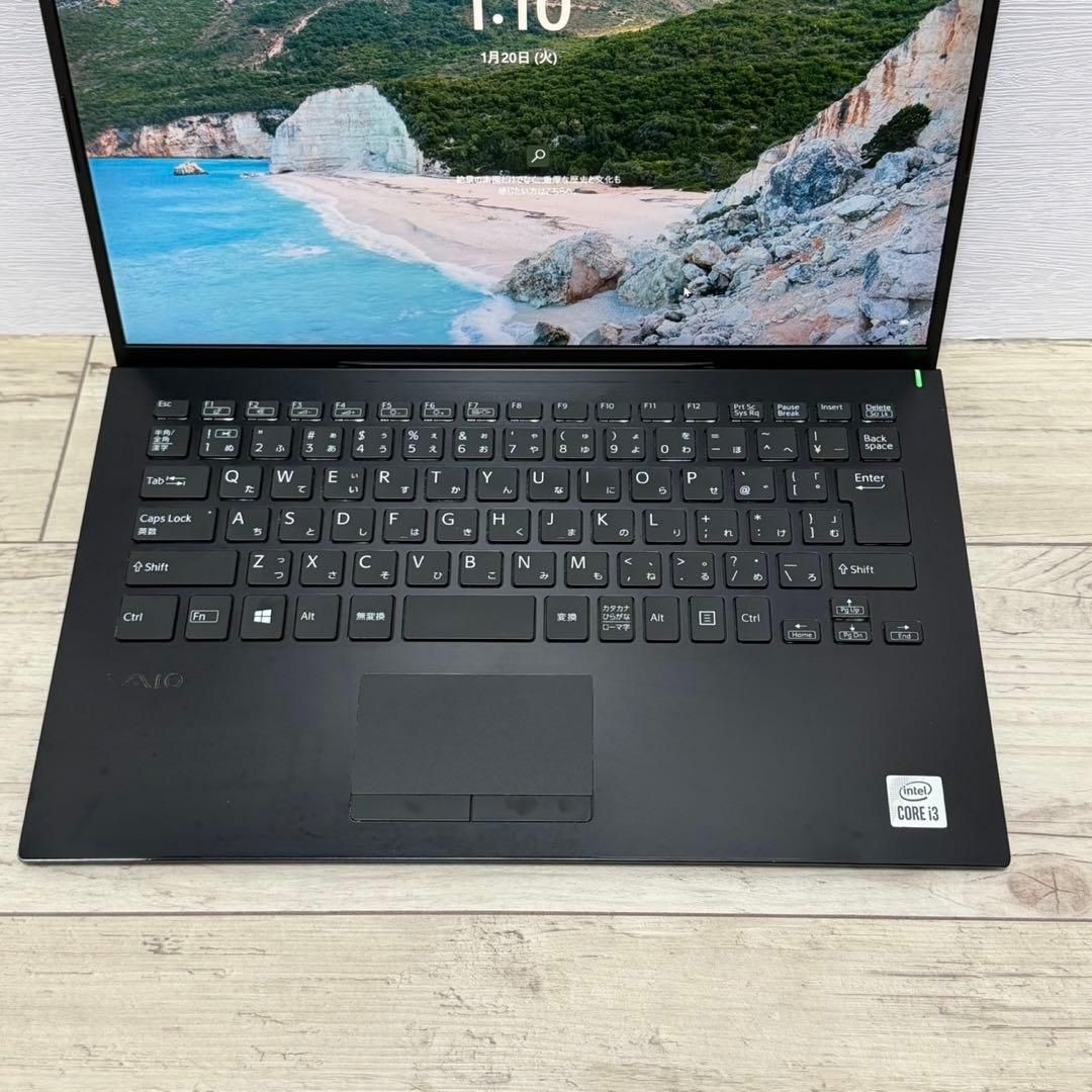 極軽量】VAIO Pro PK 14型 第10世代i3/8G/SSD128G Office付き 即納