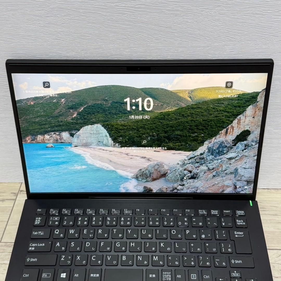 極軽量】VAIO Pro PK 14型 第10世代i3/8G/SSD128G Office付き 即納