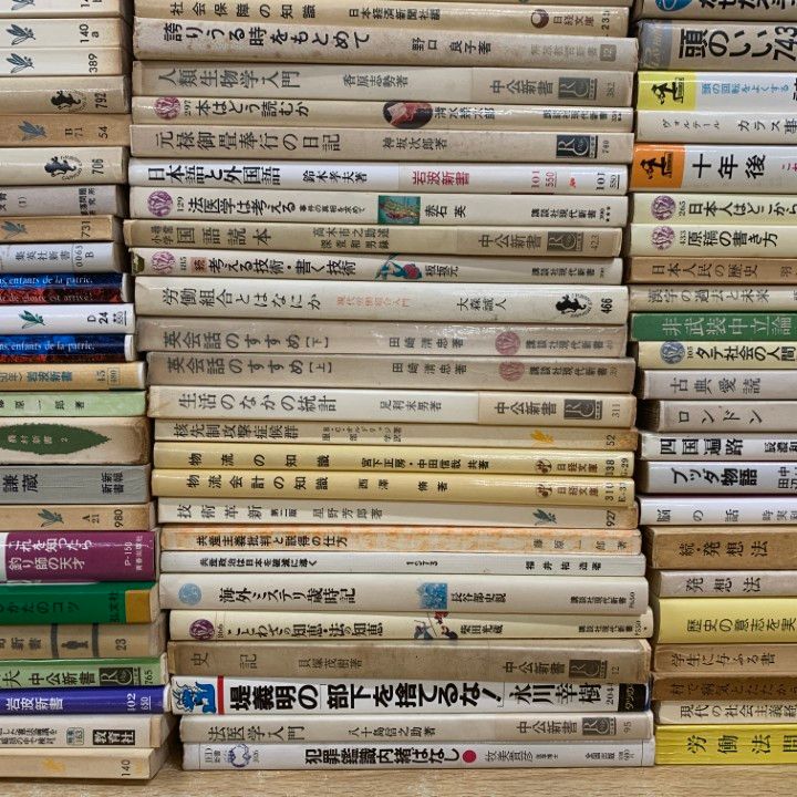 □01)【1点限り!】多ジャンルの新書 まとめ売り約95冊大量セット/本