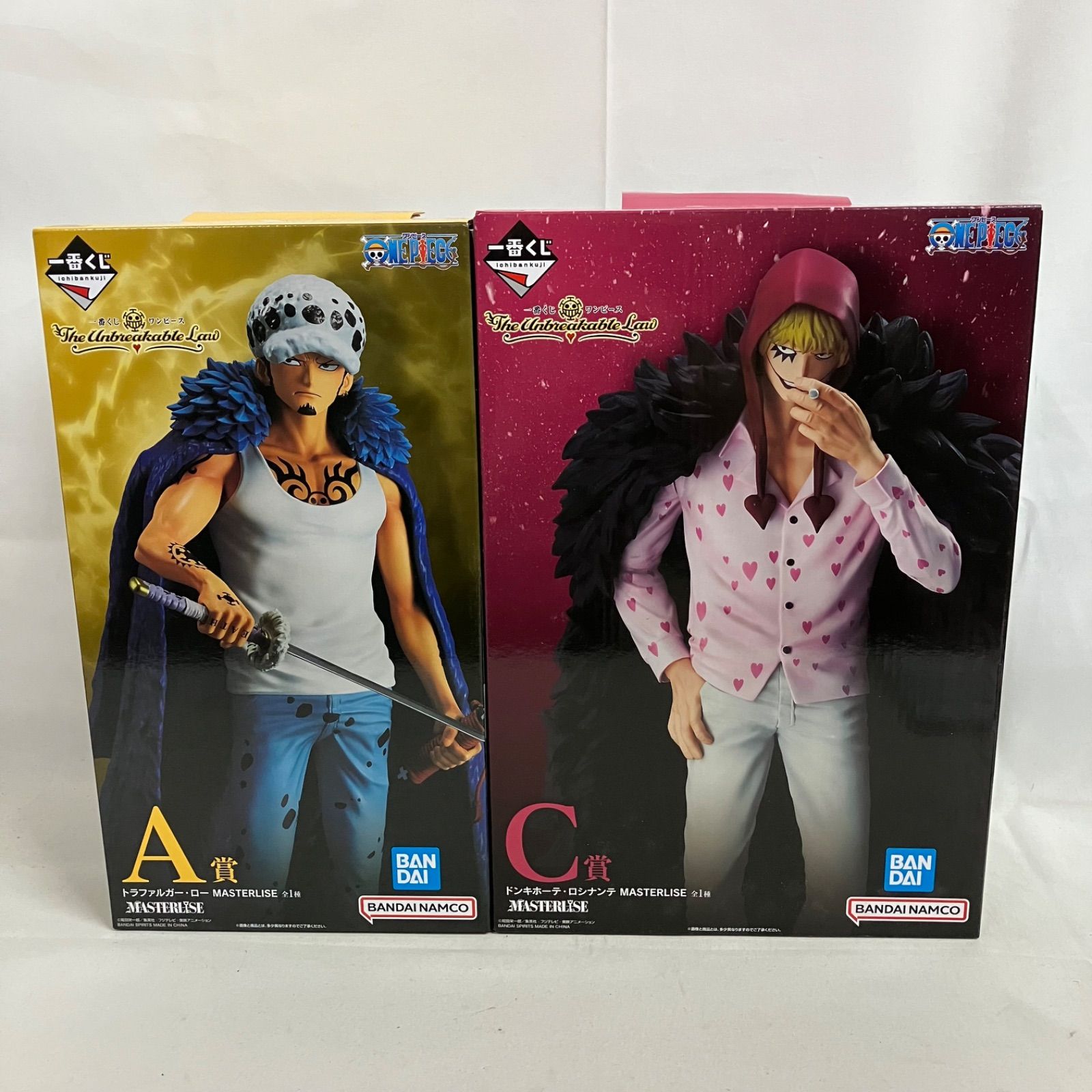未開封 一番くじ ワンピース MASTERLISE A・C賞 フィギュア 2個セット