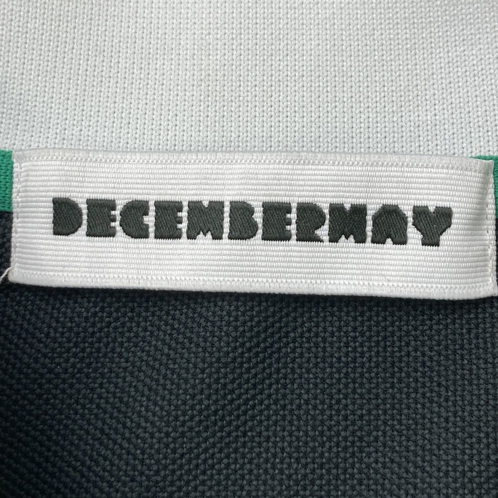 サイズ：M DECEMBERMAY ディセンバーメイ 半袖ポロシャツ ブラック系