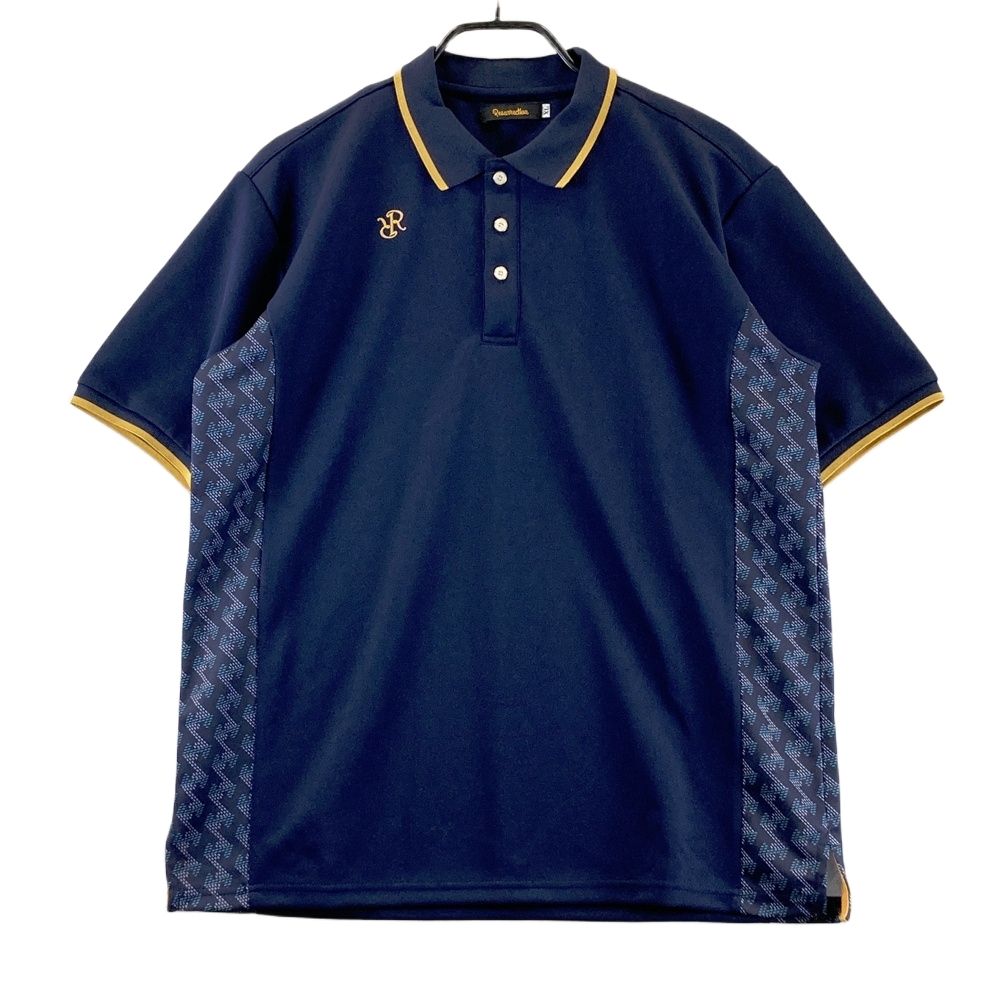 新品】レザレクション ゴルフ 半袖 ハーフジップ モックネック 白 XL