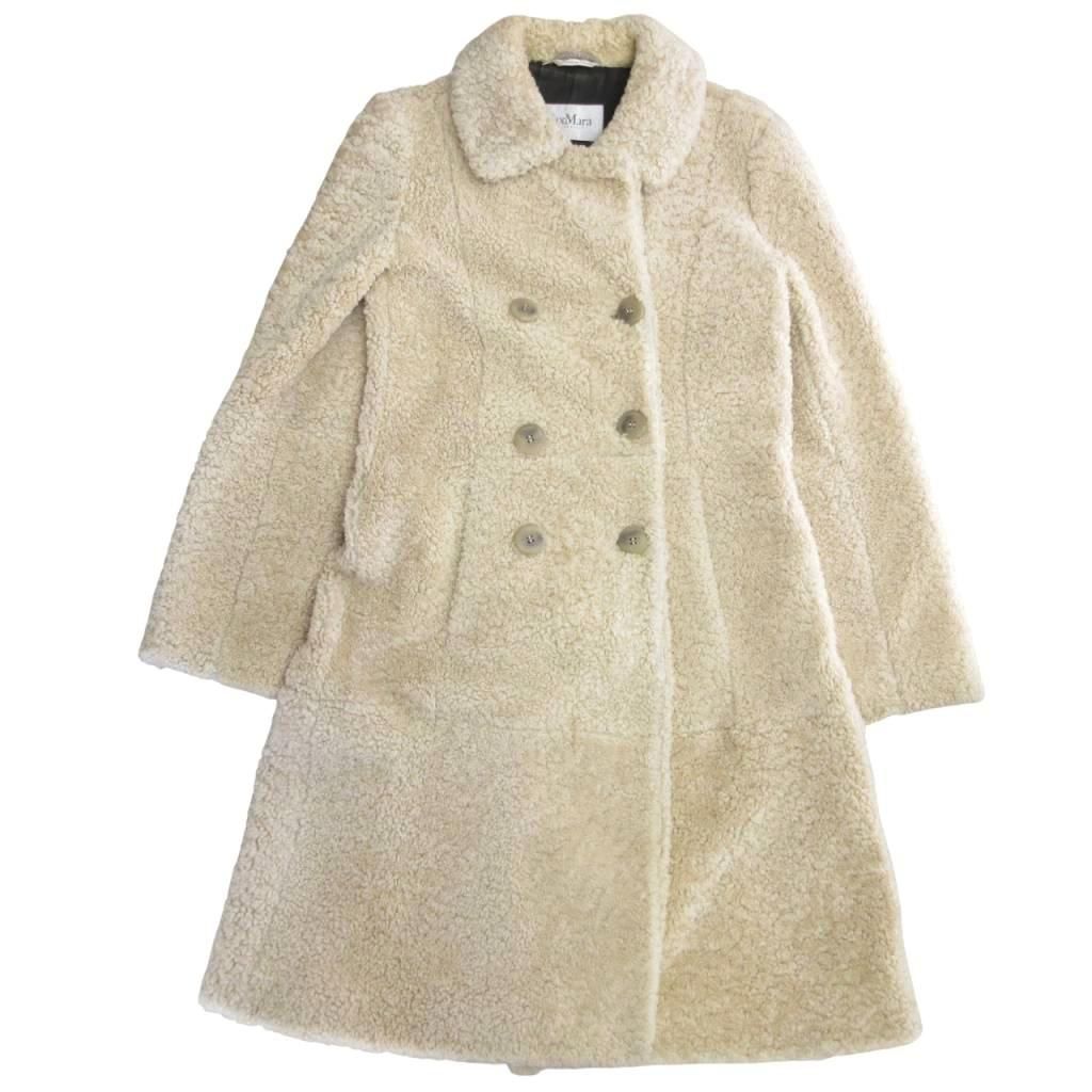 マックスマーラ MAX MARA 最高級 白タグ テディベア ダブルブレスト