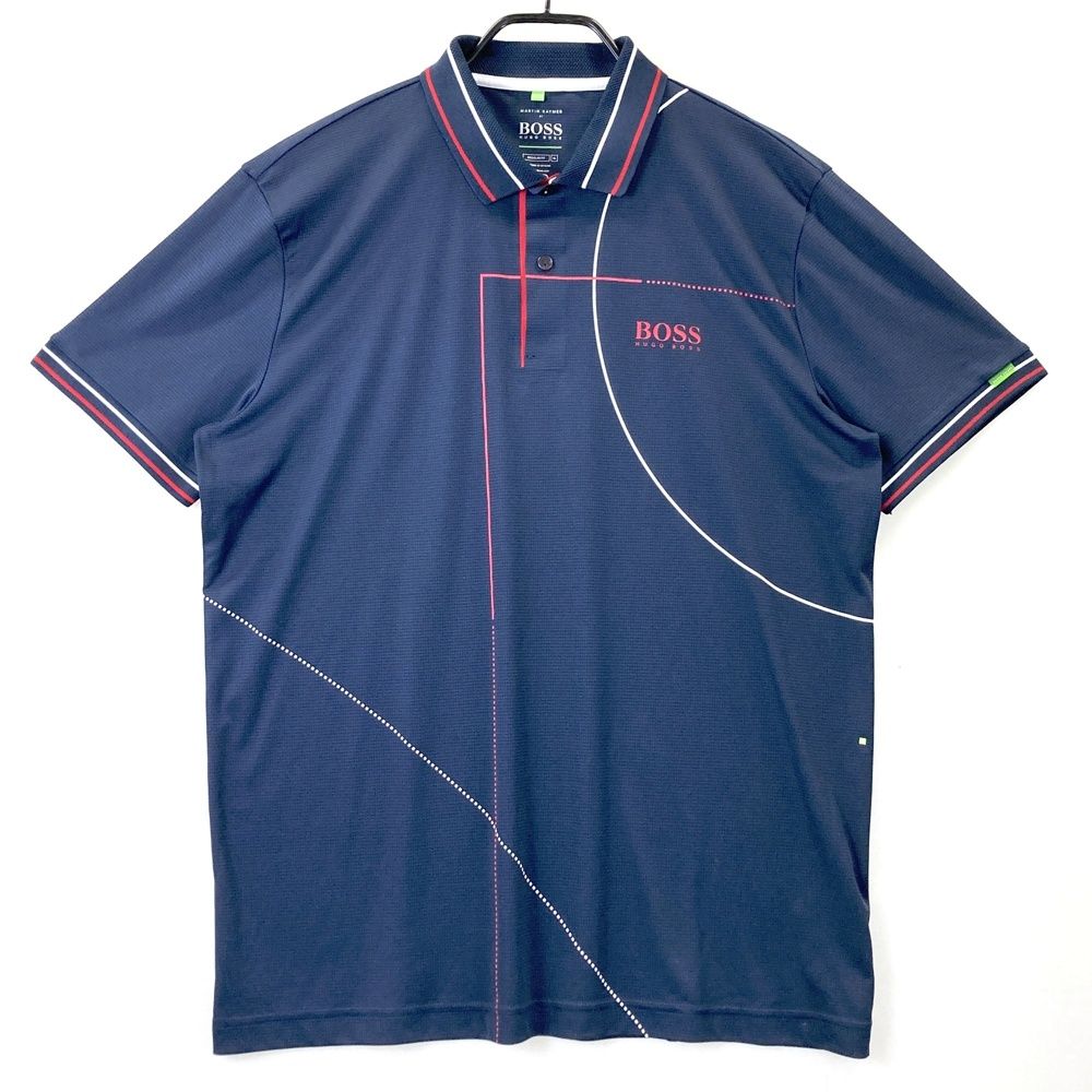 サイズ：XL HUGO BOSS GREEN ヒューゴ ボス グリーン 半袖ポロシャツ