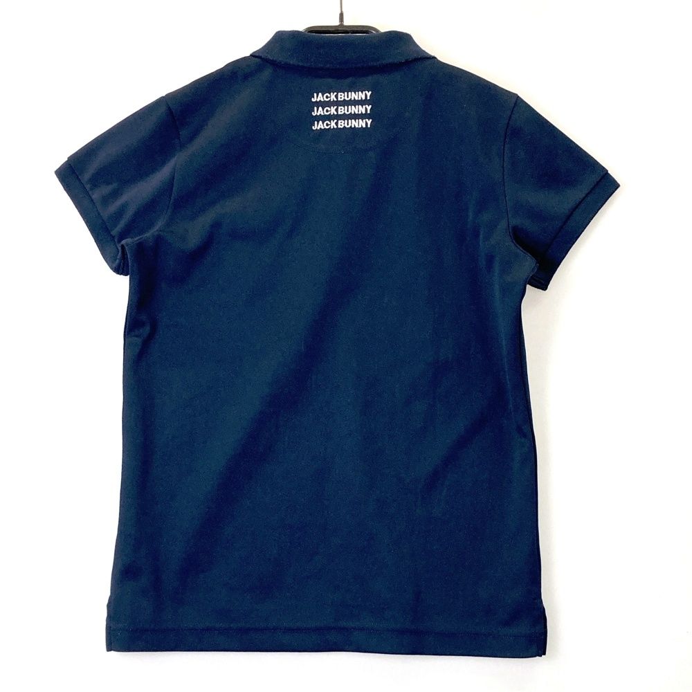 サイズ：0 JACK BUNNY ジャックバニー 半袖ポロシャツ ワッペン