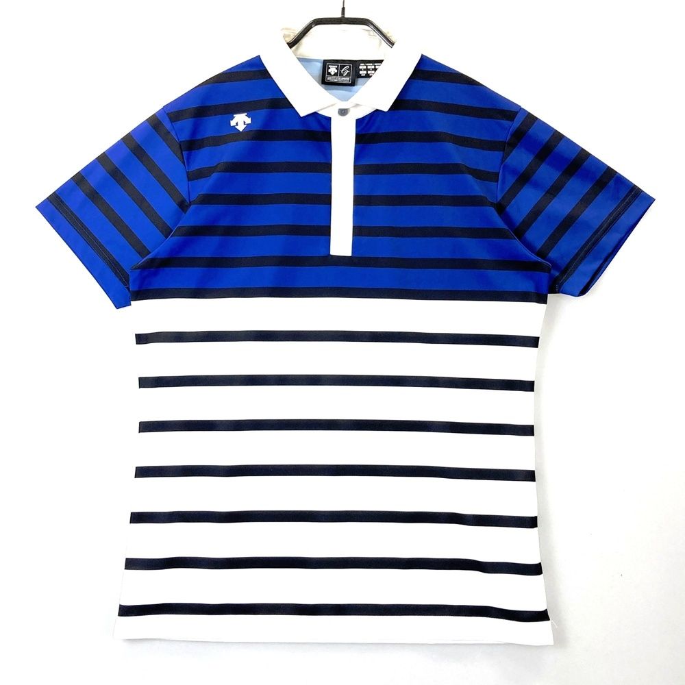 サイズ：L DESCENTE GOLF デサントゴルフ DGMLJA14 半袖ポロシャツ
