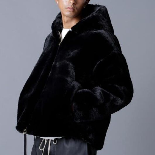 新品 Danke Schon ダンケシェーン 25AW ECO FUR HOODED BLOUSON エコ